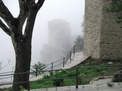 A Guard Tower of the Castel of Erice.